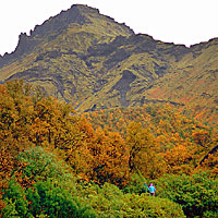 Thorsmork Nature Reserve Mountain Colors