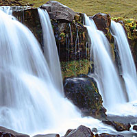 Merkjárfoss Lower Falls